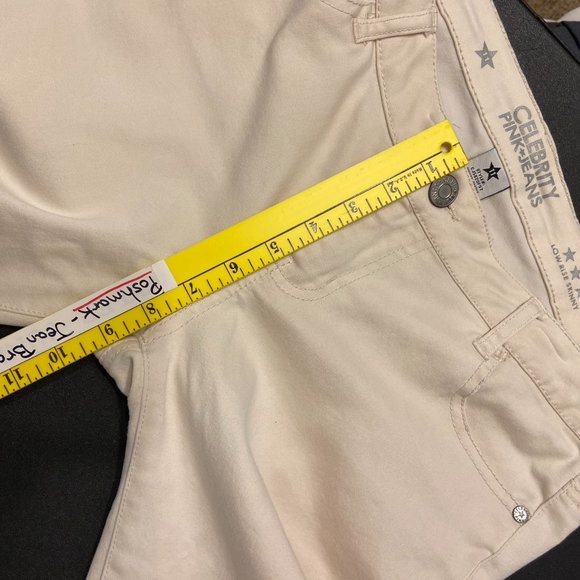 CELEBRITY PINK JEANS Womens 11 Low Rise Skinny Stretchy Five Pocket Pinkish Tint - Picture 4 of 12